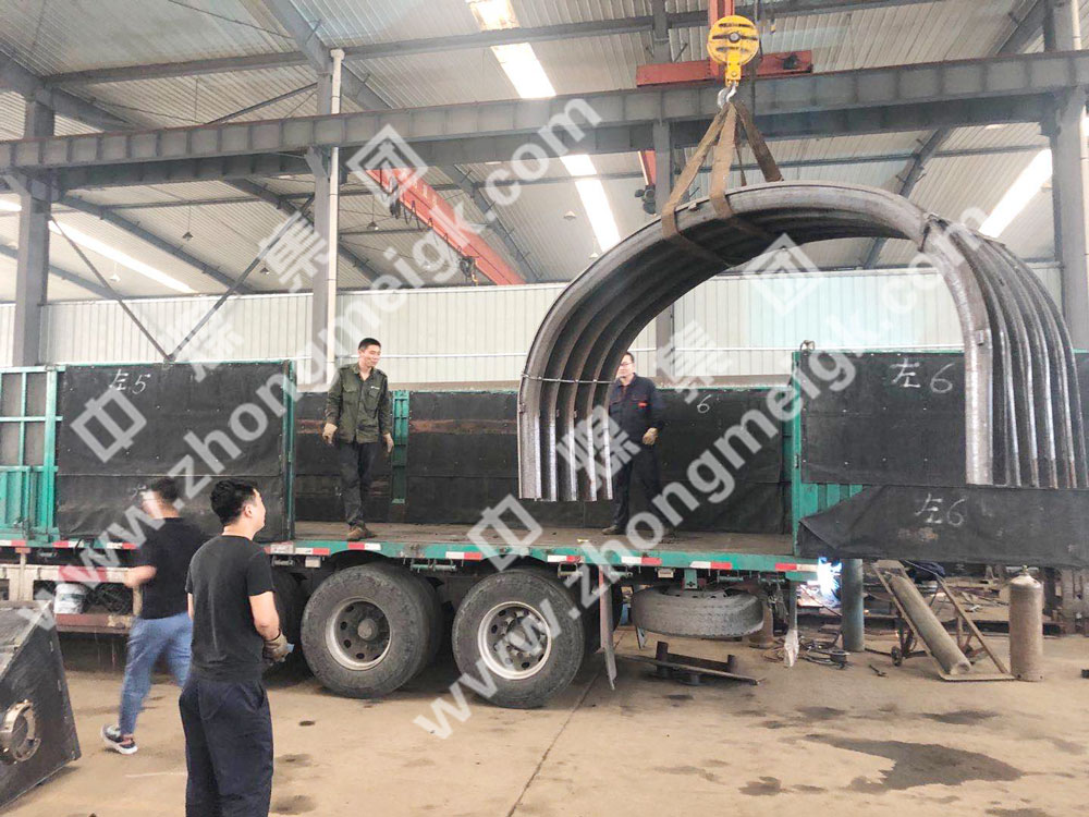 中煤集團一批新型U型鋼支架分別發(fā)往黑龍江和青海